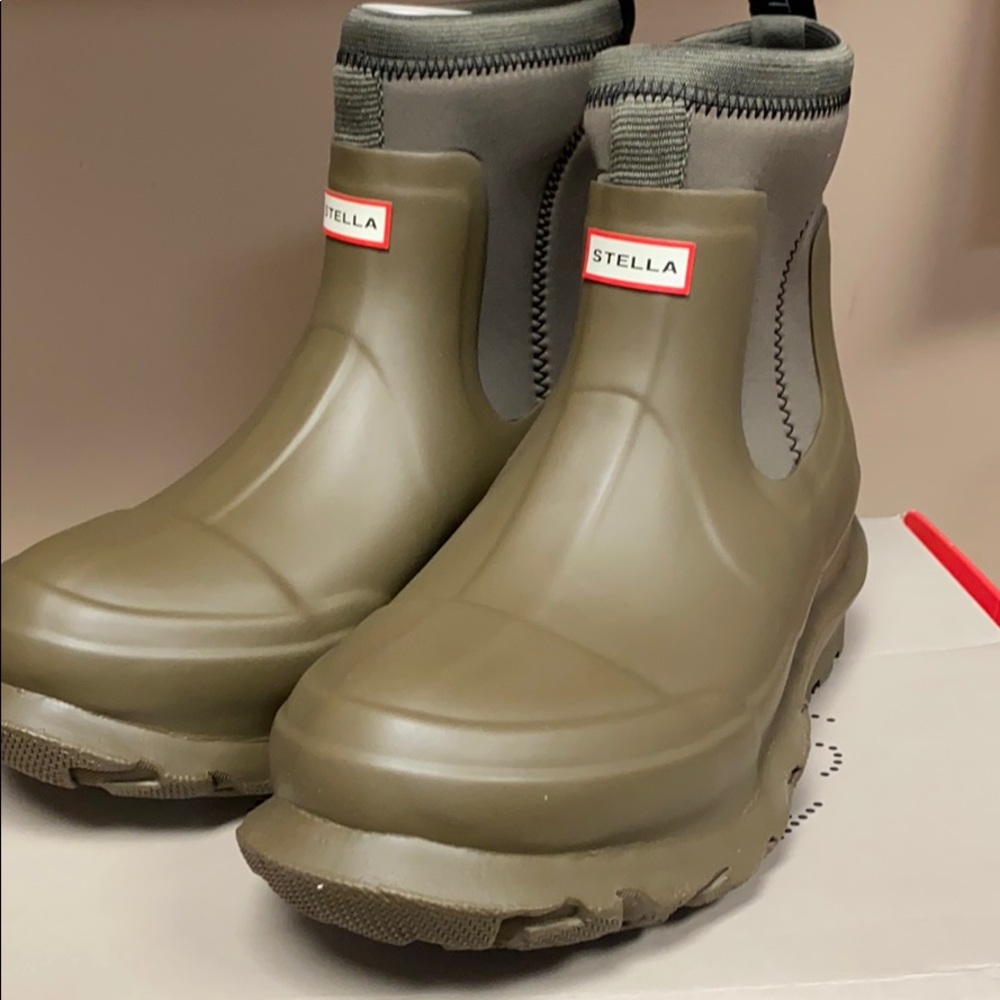 Stella McCartney Olive Winter & Rain Boots